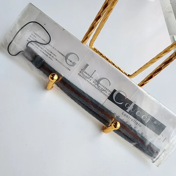 New Gucci Vintage Bag Charm / Key Chain / CP strap - Picture 2 of 9